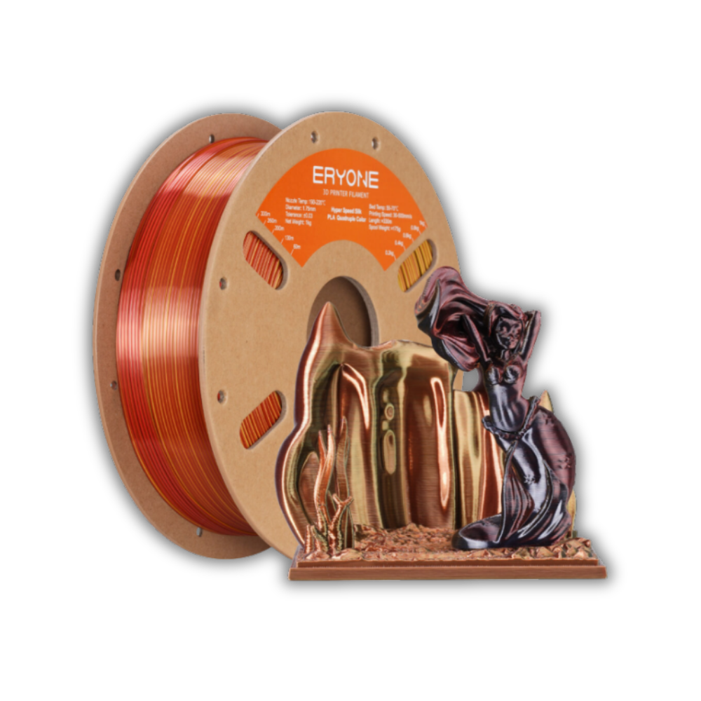 Metallic Frenzy (Black & Dark Red & Banana Orange & Gold)